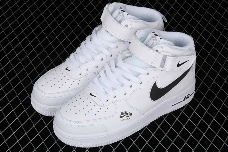 All categories Nk Air Force 1 Air Force series Nk Air Force 1 Mid Air Force mid-top Nk Air Force 1 Mid "Premium" black and white colorful color Air Force One Chinese casual sneakers CV3039-108